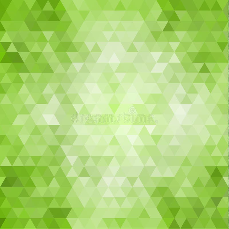 Abstract Green Mosaic Background Stock Vector Illustration of