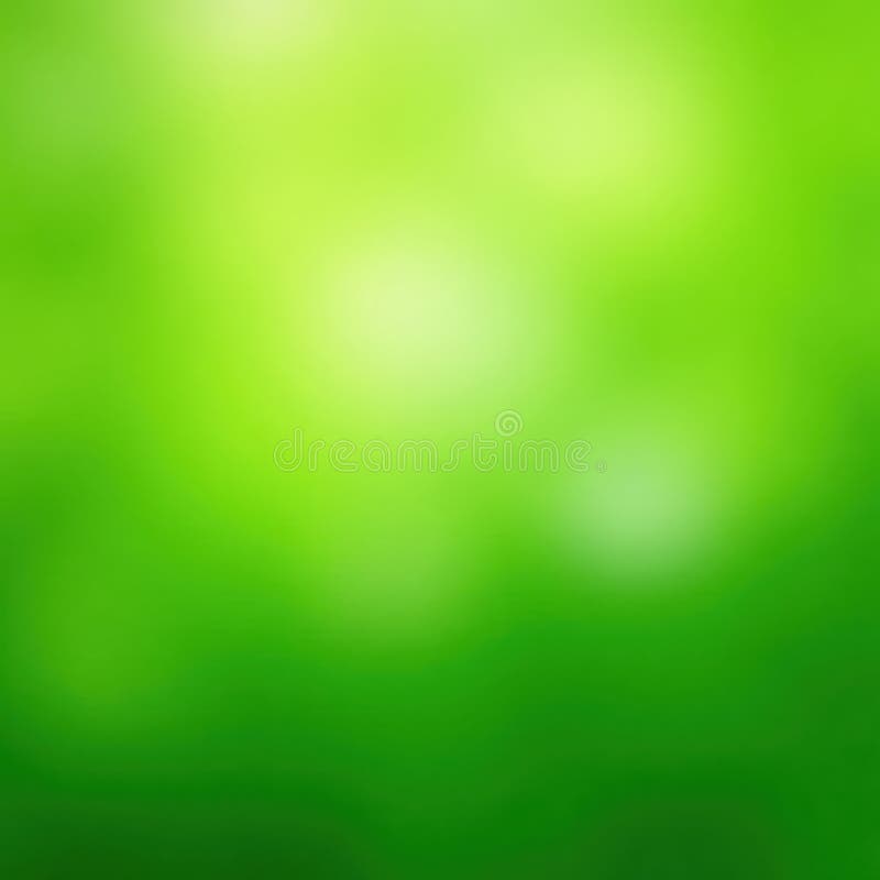 Abstract green nature bokeh, soft focus, unfocused, dreamy, backdrop stock illustration