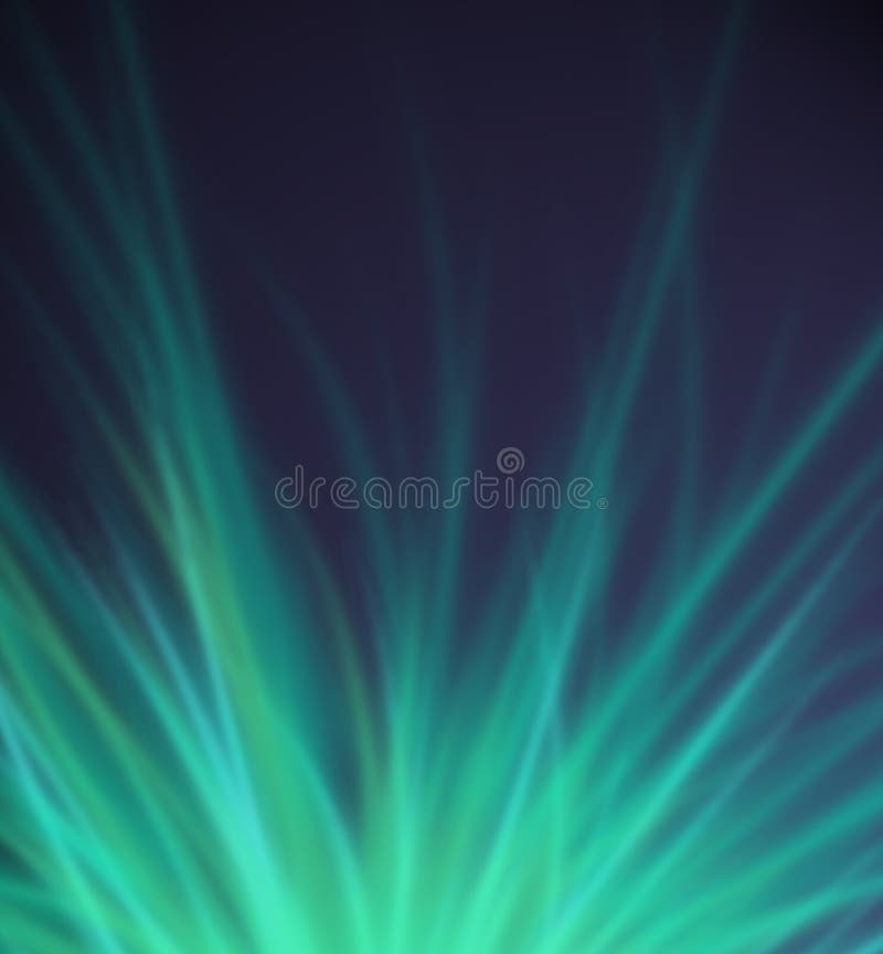 Abstract green rays background