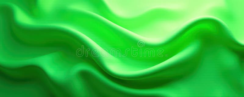 Abstract green silk folds skiktade texture soft light styling still life vektor illustrationer