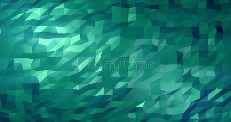 Abstract green silver low poly triangular mesh royalty free illustration