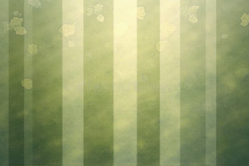 Abstract green striped background with faded patterns stock illustration