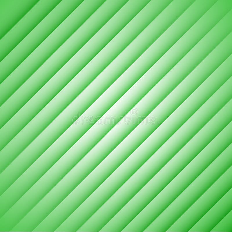 Abstract Green Stripes on a White Background Stock Vector