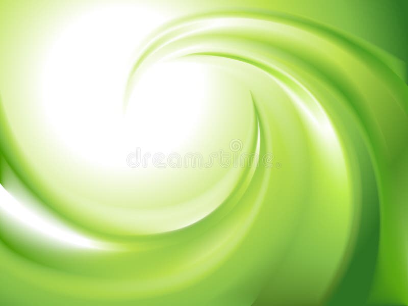 Astratto sfondo verde con onda di turbolenza.