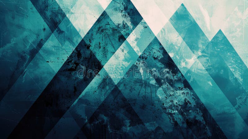 Abstract green triangle repetitive pattern polygon geometry background. AIG51. royalty free stock photography