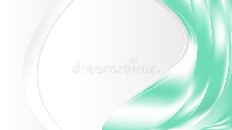 Abstract Green and White Wave Business Background Design Template ...