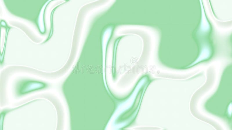 Smooth Green and White Abstract Wavy Background with Subtle Glow vector illustration