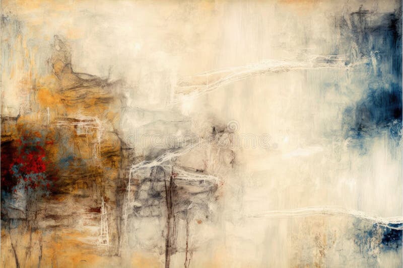 Abstract grunge ancient painting on oil painting background.