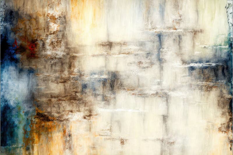 Abstract grunge ancient painting on oil painting background.