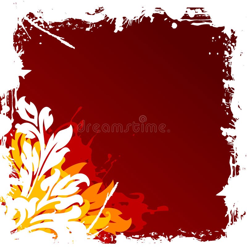 Abstract grunge floral decorative background vector illustration stock illustration Abstract grunge floral decorative background vector illustration stock illustration