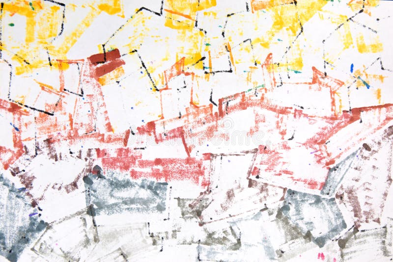 Abstract Grunge Marker Paper Texture. Stock Photo Image of drawing