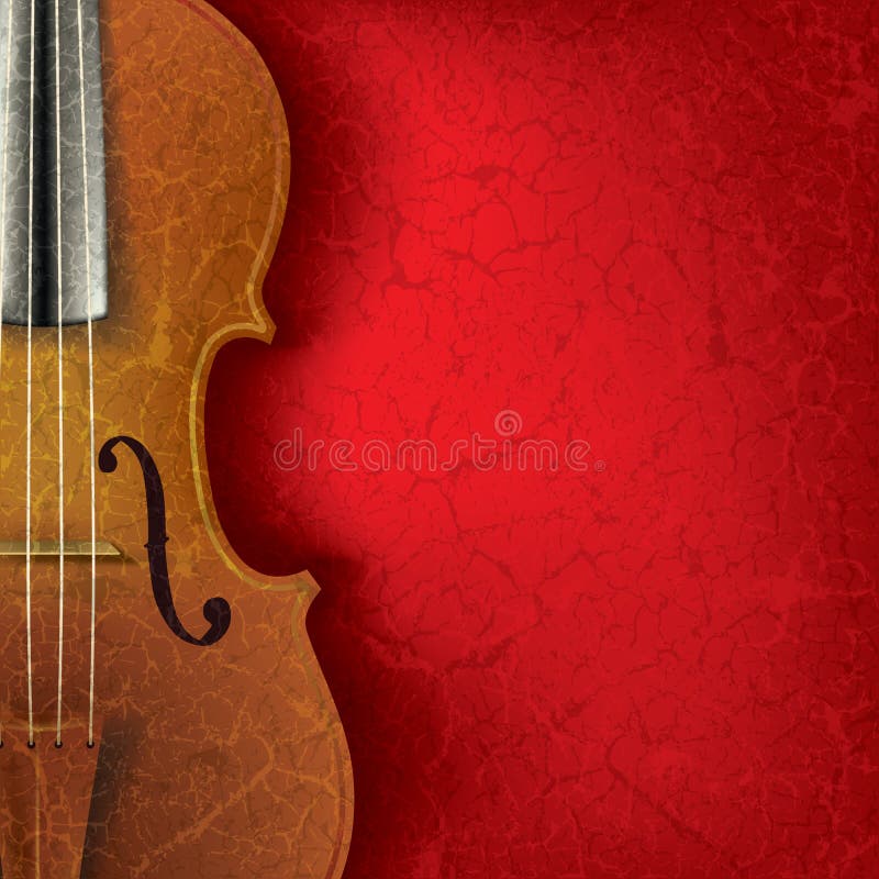 Abstract grunge music background with violin royalty free illustration Abstract grunge music background with violin royalty free illustration
