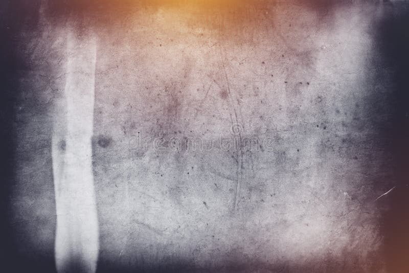 Abstract grunge scratched texture with light leak royalty free stock image