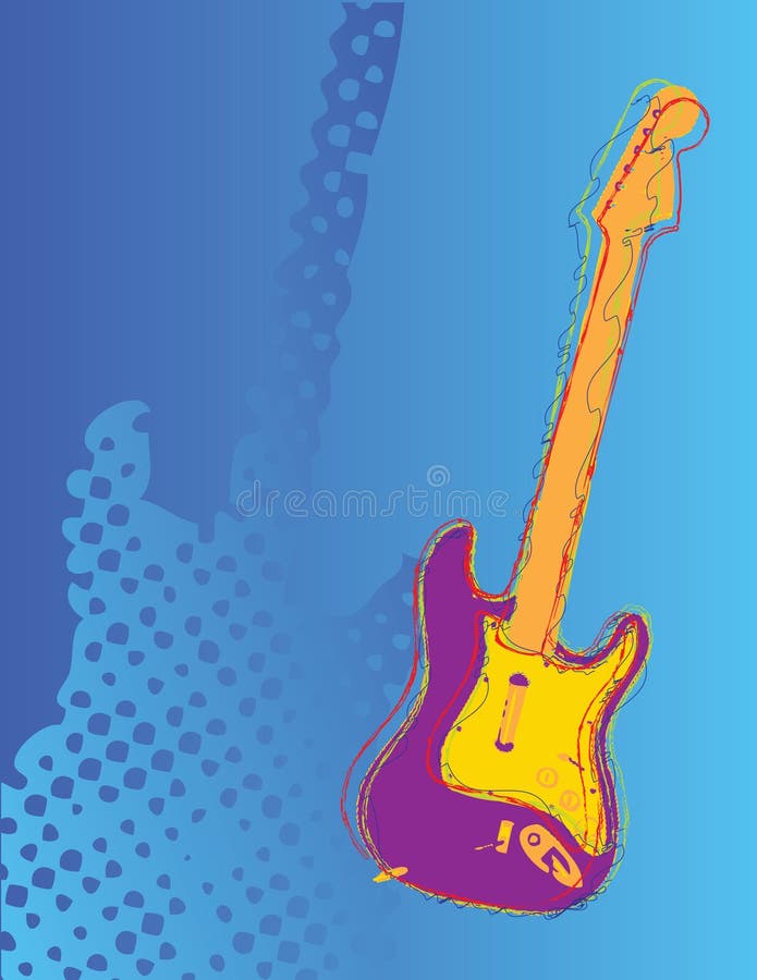 Abstract guitar