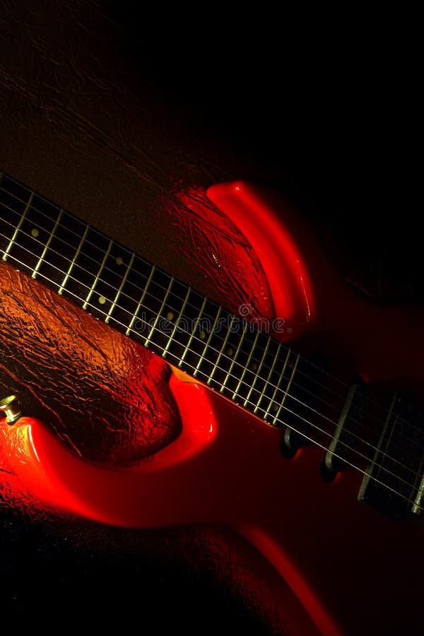 Abstract guitar music theme