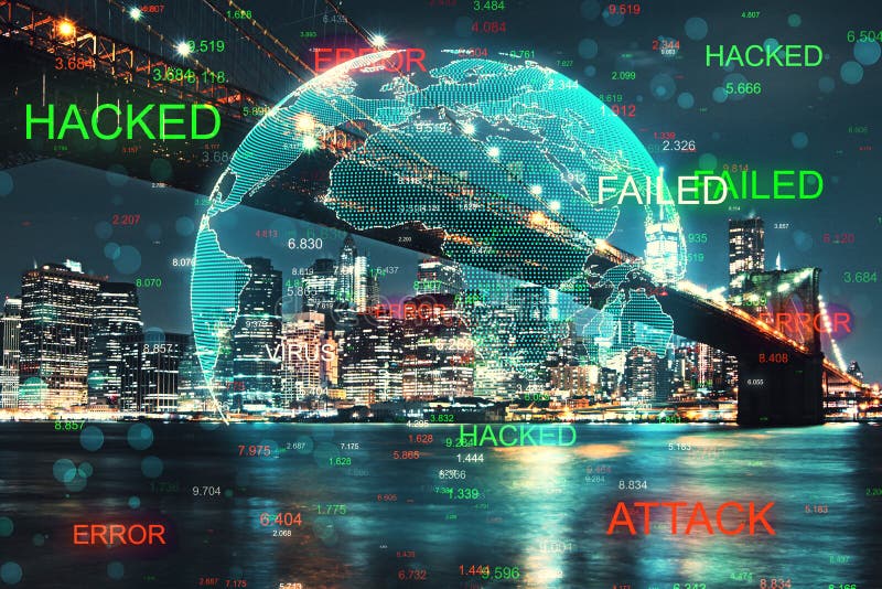 Hacking and phishing concept royalty free stock image