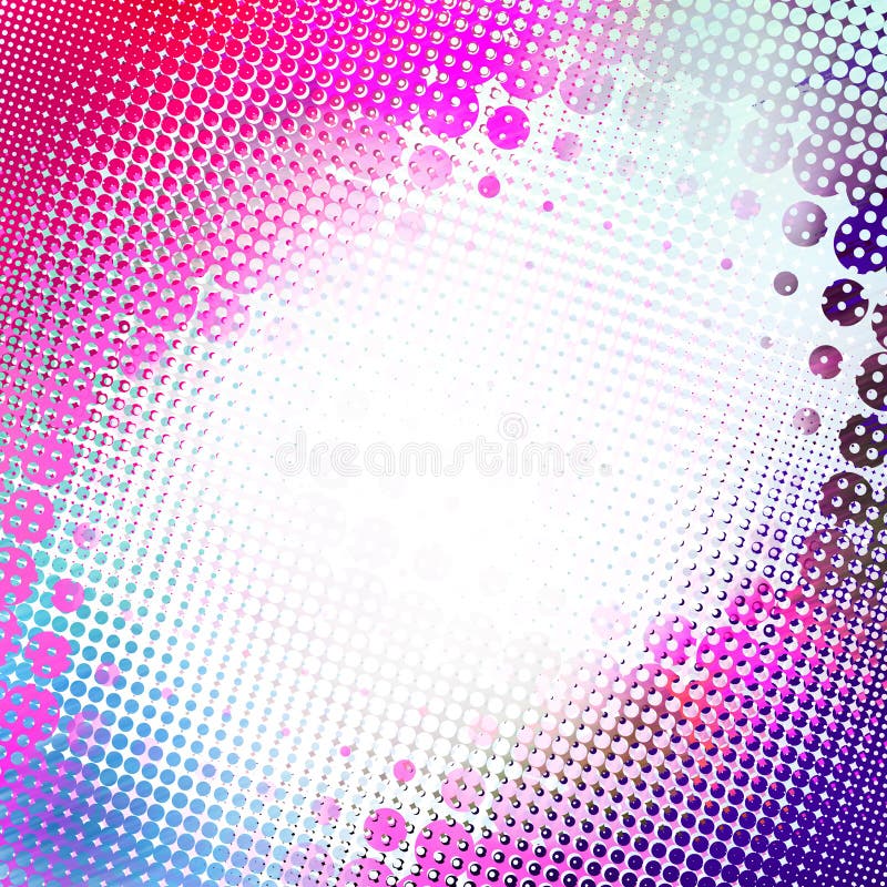 Abstract halftone background