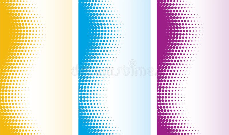 Abstract halftone backgrounds