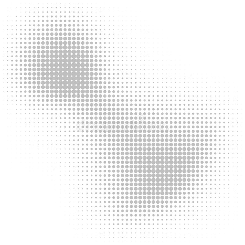 Abstract Halftone Black Dots On White Background Halftone Background