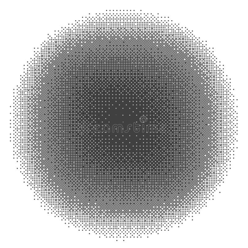 Abstract Halftone Circles Dot Template. EPS 10 vector royalty free illustration