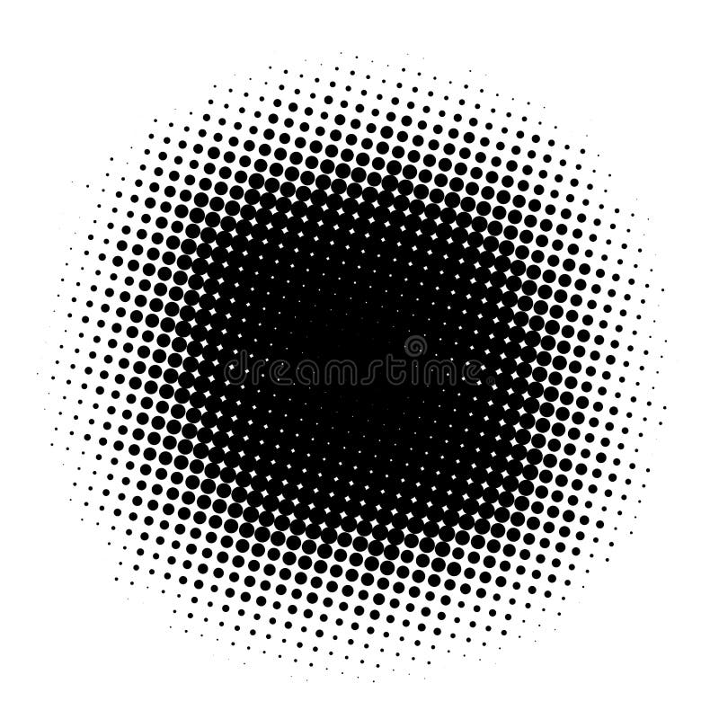 Abstract Halftone Circles Dot Template. EPS 10 vector royalty free illustration