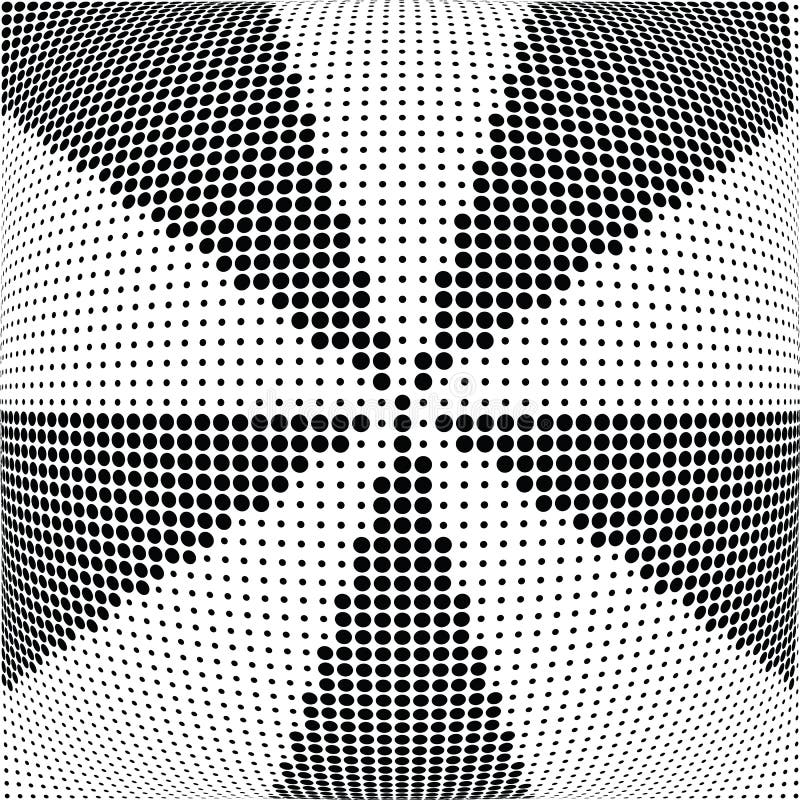 Abstract Halftone Dot Vector Stock Vector - Illustration of vintage