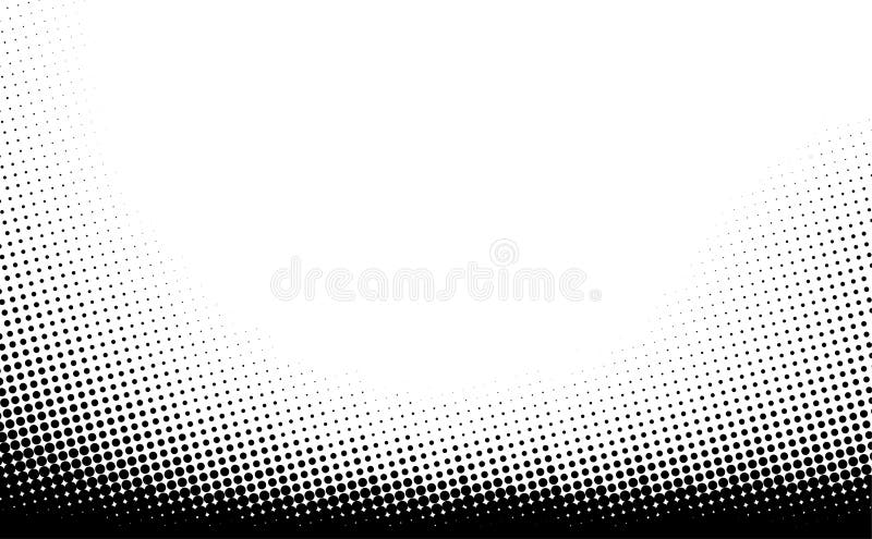 Abstract halftone monochrome dotted pattern royalty free illustration