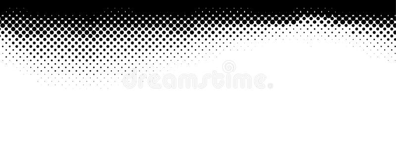 Abstract halftone monochrome dotted pattern vector illustration