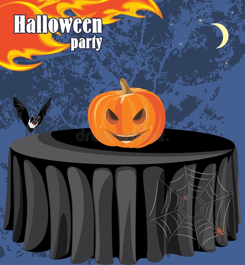 Abstract Halloween party background stock illustration Abstract Halloween party background stock illustration