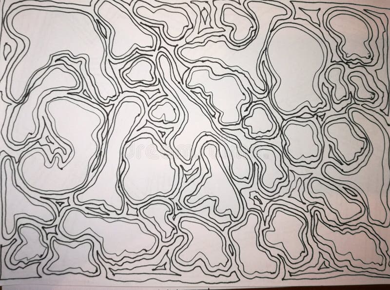 Abstract hand drawing 7 stock photo. Image of branch 180094168