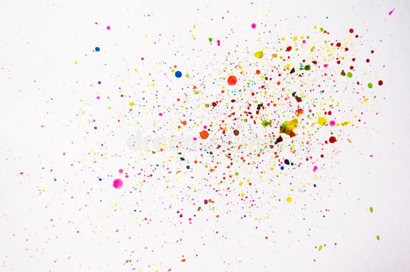 Abstract Hand Drawn Watercolor Splash Stock Illustration Illustration