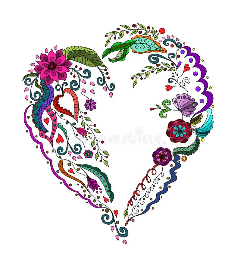 Abstract heart stock vector. Illustration of holiday - 66521384