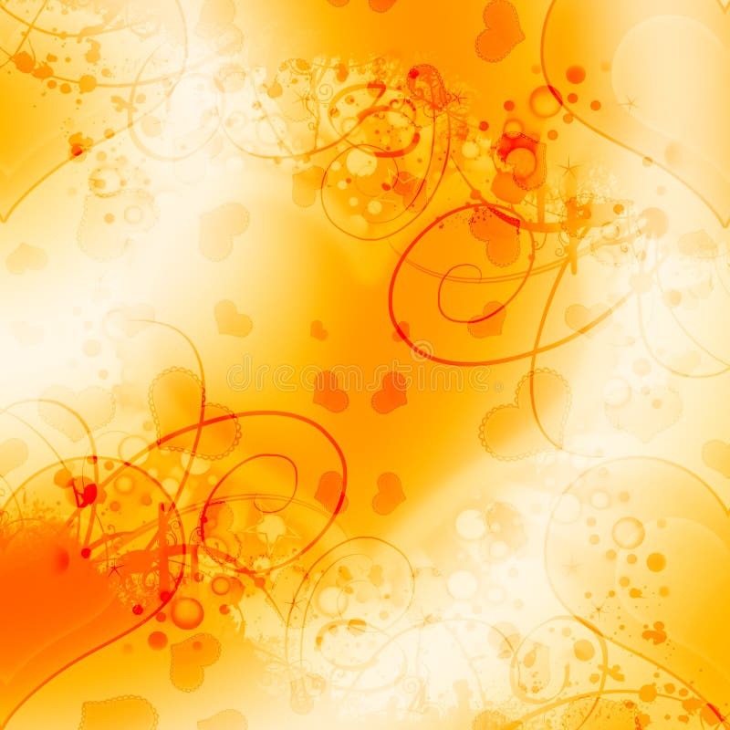 Abstract hearts background
