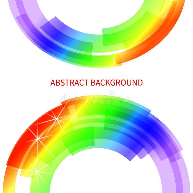 Abstract lijnen regenboog designelement. Vectorillustratie/ EPS vector illustratie