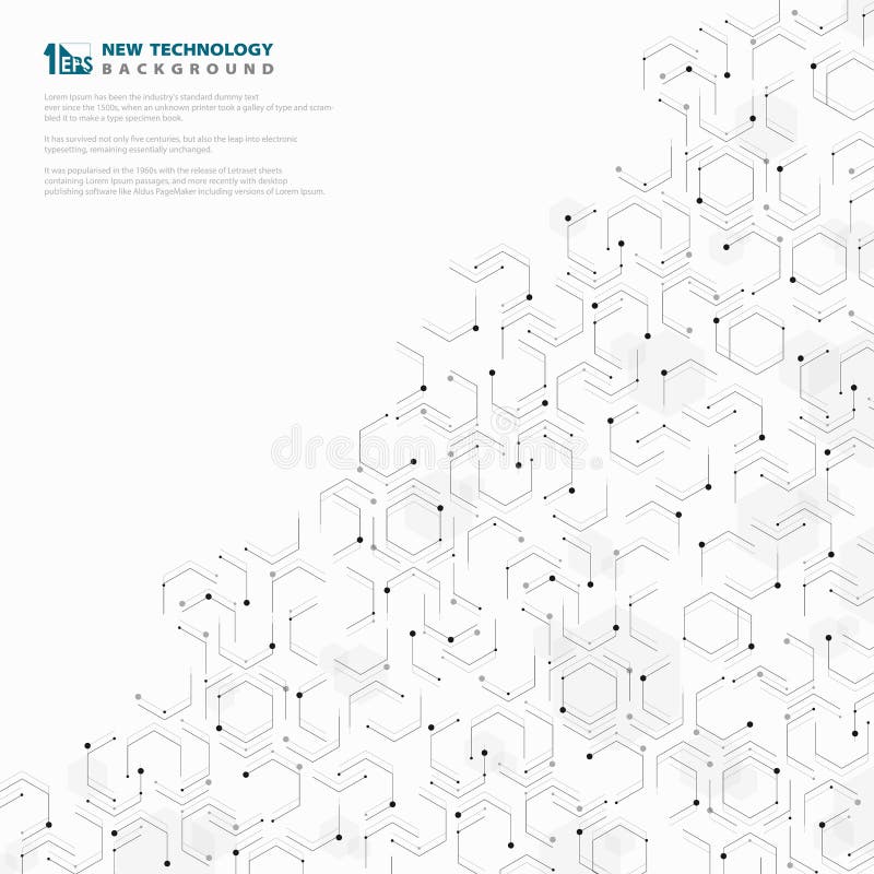 Template Hexagon Pattern Design