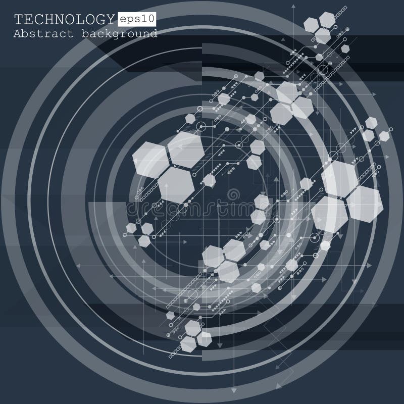 Abstract hi-tech, engineering, machine, technology concept. Vector abstract futuristic technology background vector illustration Abstract hi-tech, engineering, machine, technology concept. Vector abstract futuristic technology background vector illustration