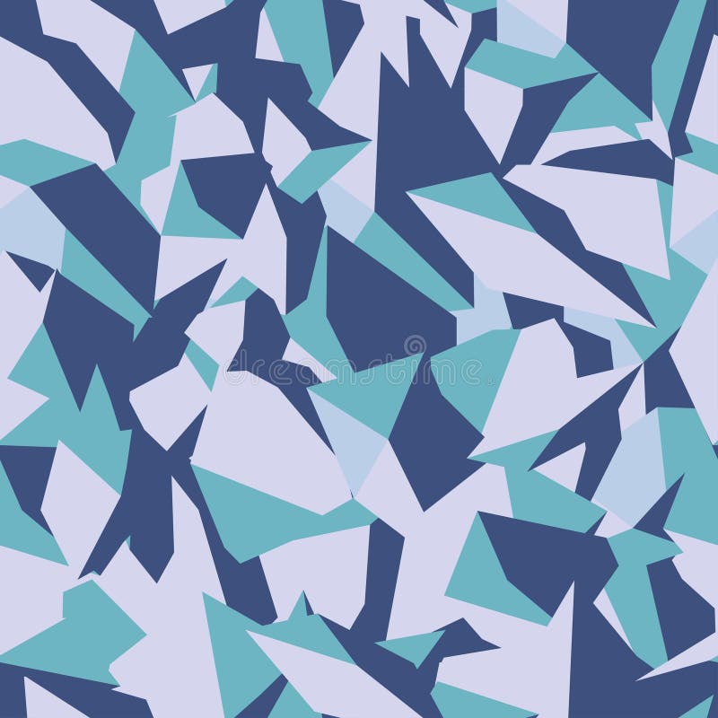Abstract ice stones. Icy mishmash. Winter colors, snow groats. Vector geometric seamless background vector illustration Abstract ice stones. Icy mishmash. Winter colors, snow groats. Vector geometric seamless background vector illustration
