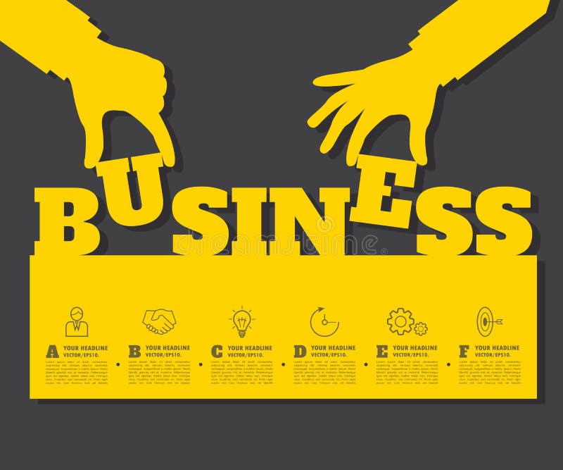 Abstract idea background. Concept for your business royalty free illustration