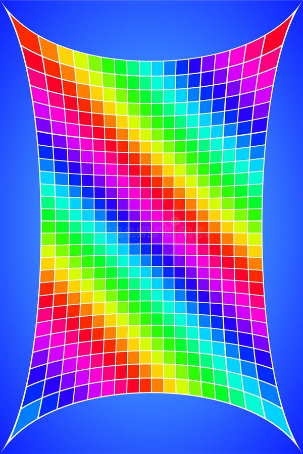 A Banner Year for Colors of the Rainbow Stock Image Image of line