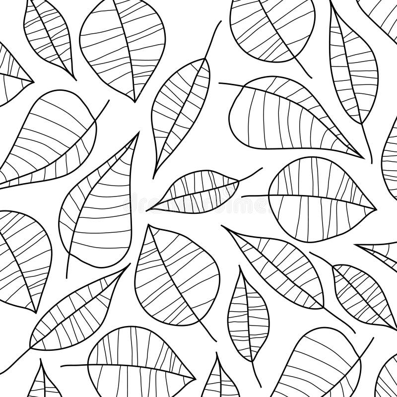 Abstract illustration of leafs. Vector