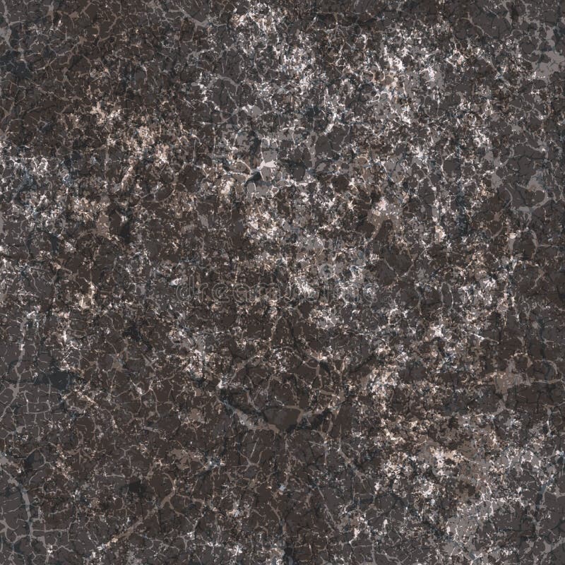 Abstract Illustration Seamless Background of Dark Gray Marble Texture