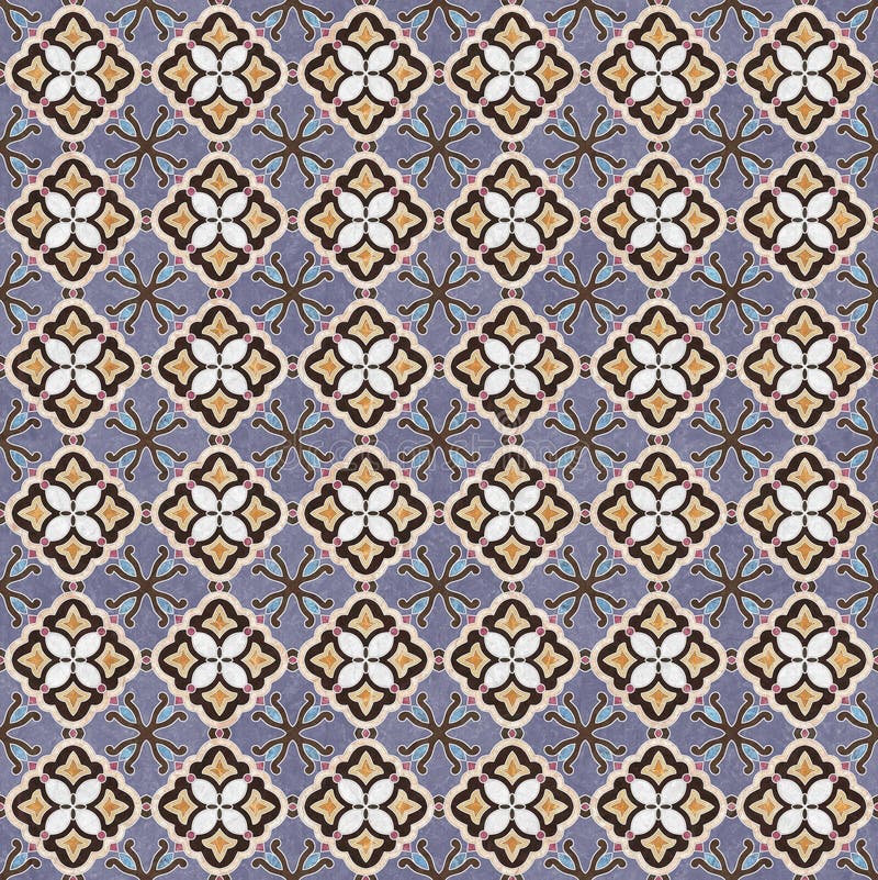 Abstract design pattern for wall tile and floor tile, mosaic, geometric, home decorative art wall tiles royalty free illustration
