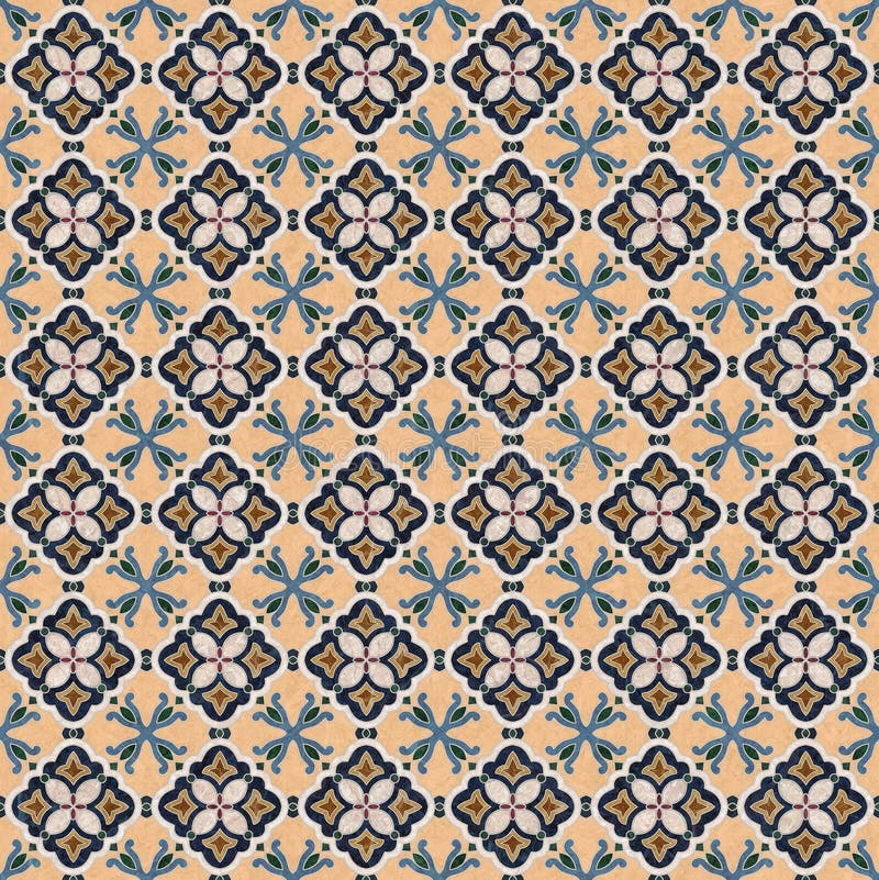 Abstract design pattern for wall tile and floor tile, mosaic, geometric, home decorative art wall tiles royalty free illustration