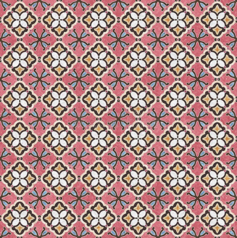 Abstract design pattern for wall tile and floor tile, mosaic, geometric, home decorative art wall tiles vector illustration