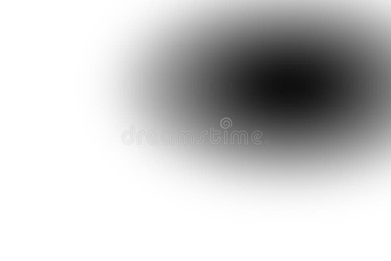 Abstract Image with Black Spot on White Background Stock Image Image