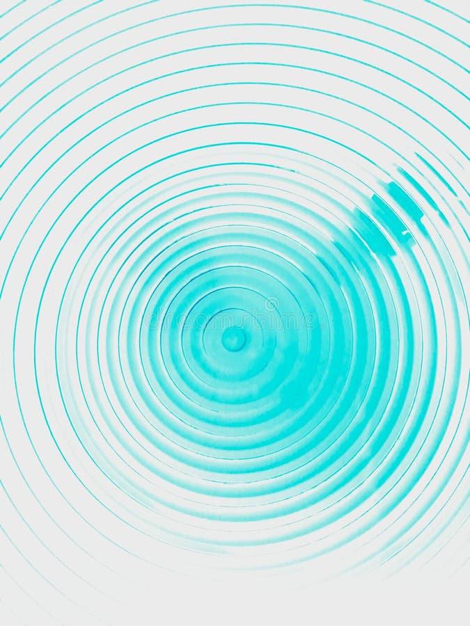 Abstract image of a blue circular pattern stock photos