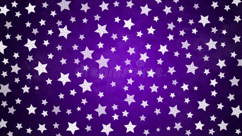 Bright Stars Texture in Dark Purple Background