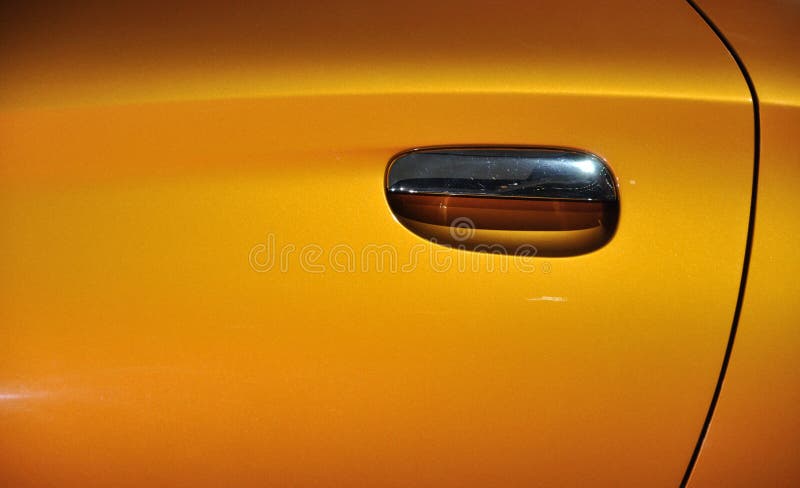 Abstract image from car door