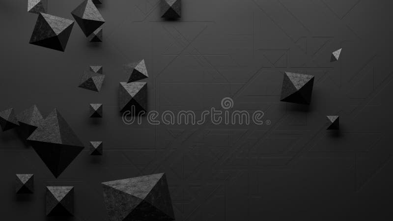 Abstract image of randomly arranged pyramids stock images Abstract image of randomly arranged pyramids stock images