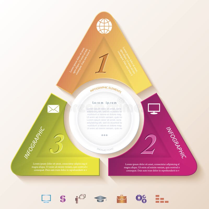 Infographic Triangle Three Stock Illustrations – 1,712 Infographic ...